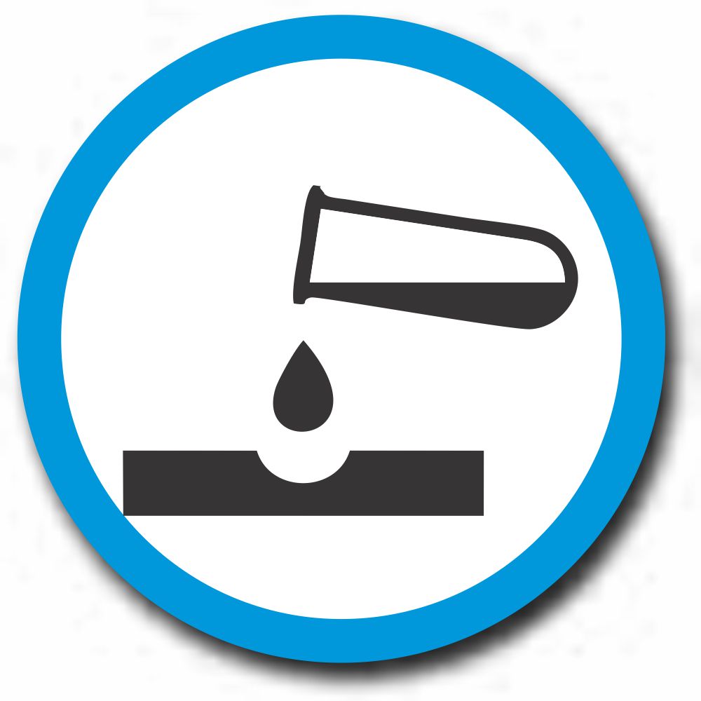 Will not harm rubber gasket or plastic pipe icon